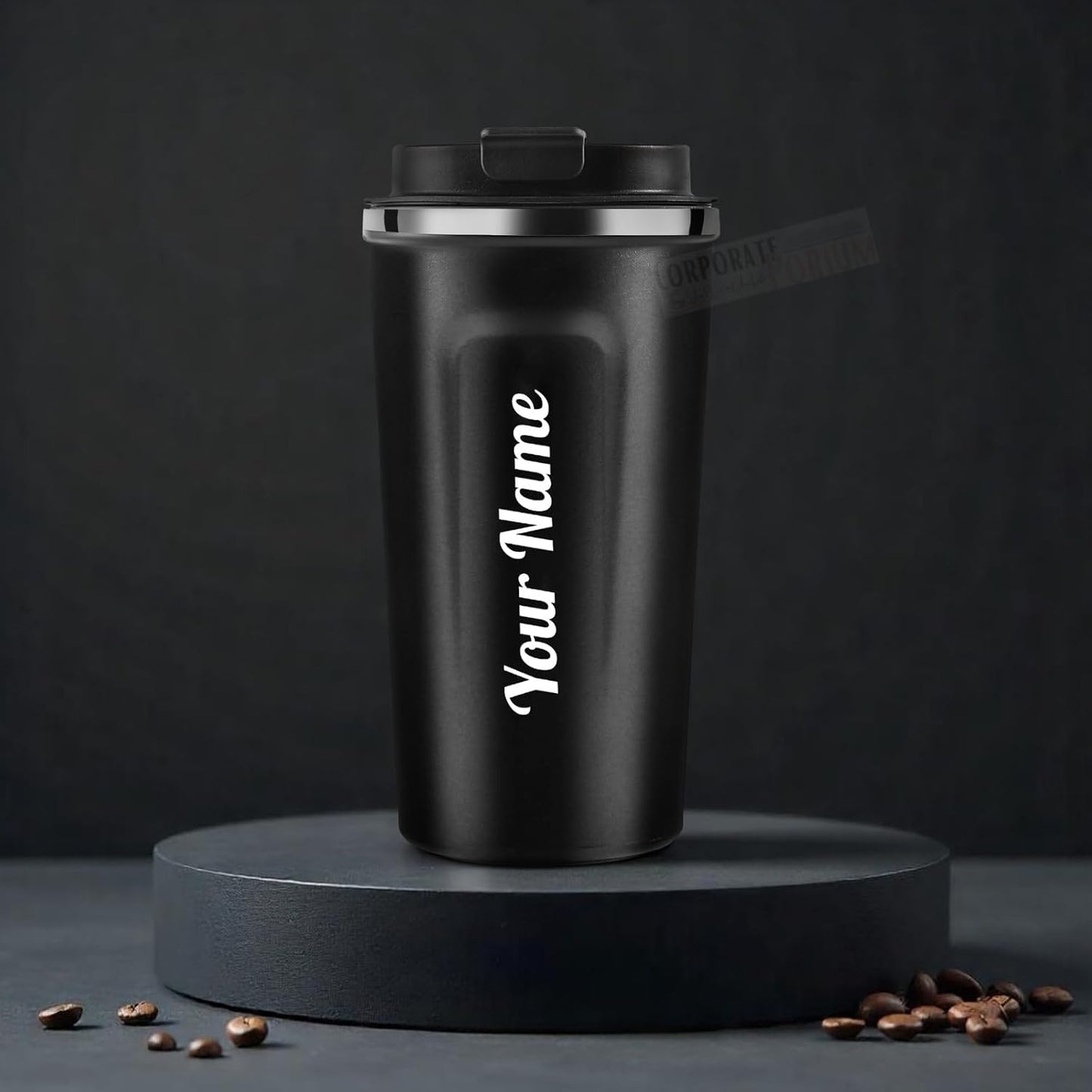 Personalized Smart Coffee Mug – 510ml Digital Temperature Display | Vacuum Insulated Thermos Flask